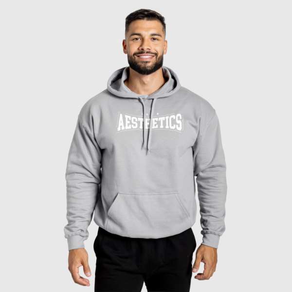 Férfi kapucnis pulóver Iron Aesthetics Frontline, szürke