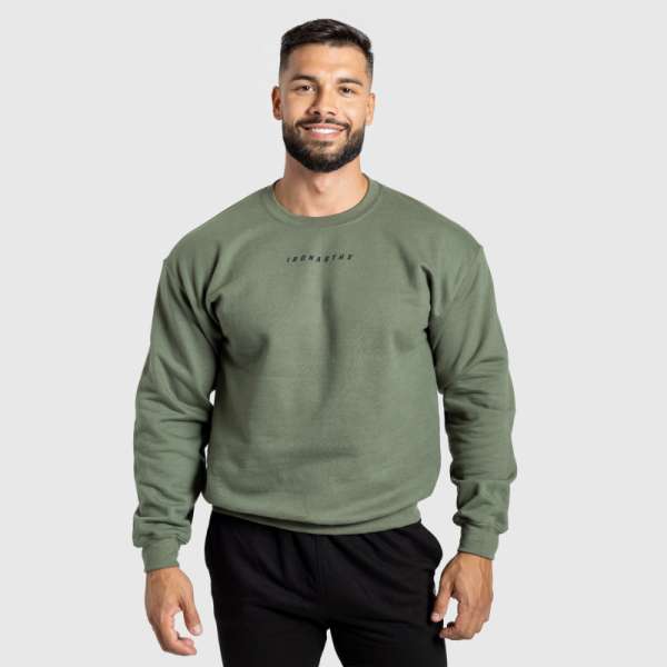 Férfi pulóver Iron Aesthetics Unit, zöld