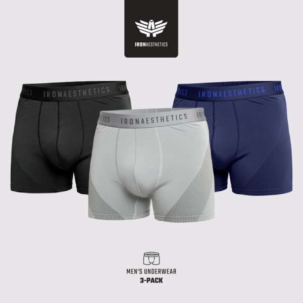 Férfi boxeralsó Iron Aesthetics Action 3pack