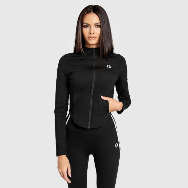 Női cipzáros felső Iron Aesthetics Define, fekete