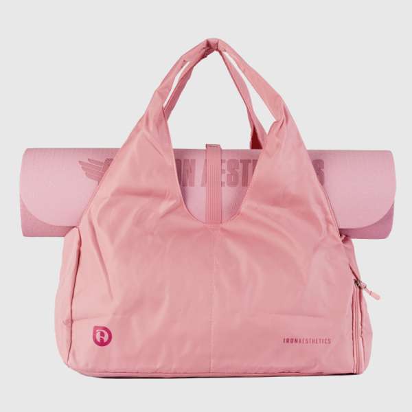 Jóga táska Iron Aesthetics Asana, rózsaszín