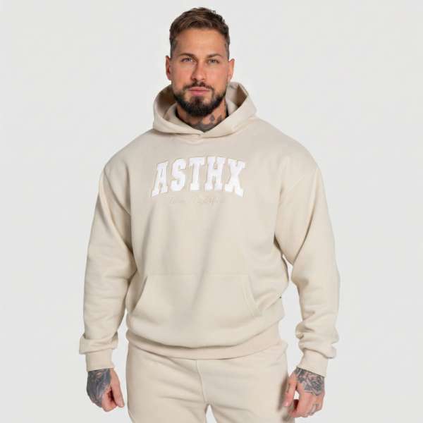 Oversized pulcsi Iron Aesthetics ASTHX, bézs