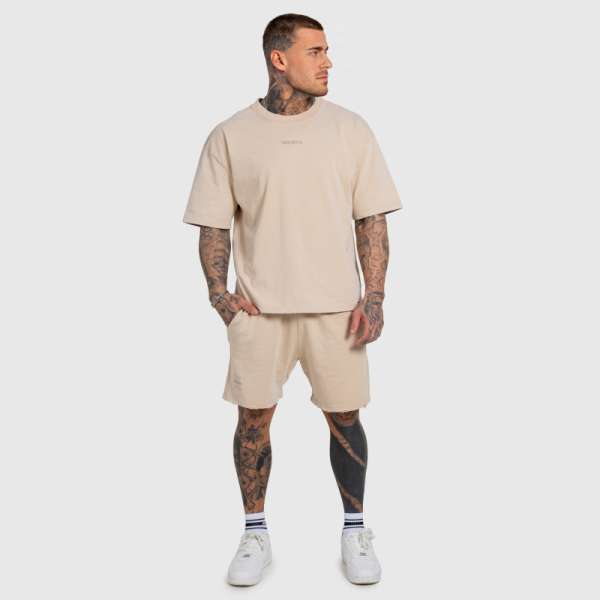 Férfi szett Iron Aesthetics X Washed, bézs