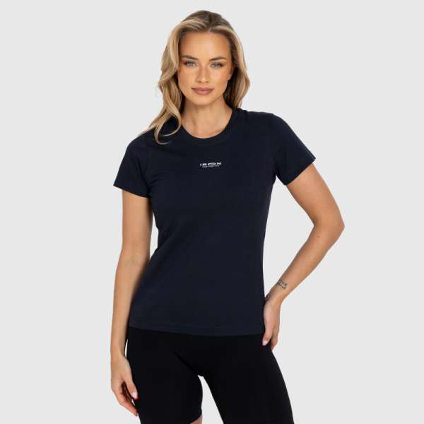 Női póló Iron Aesthetics Basic, navy