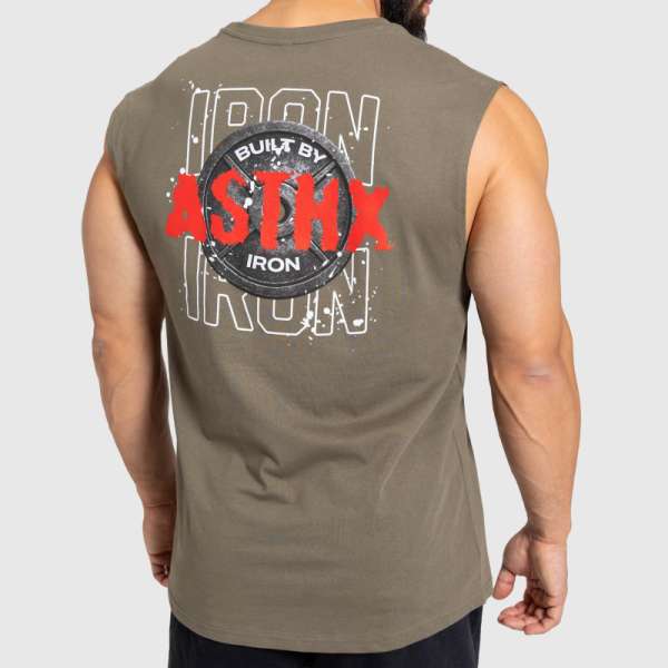 Férfi atléta Iron Aesthetics Built by Iron, zöld