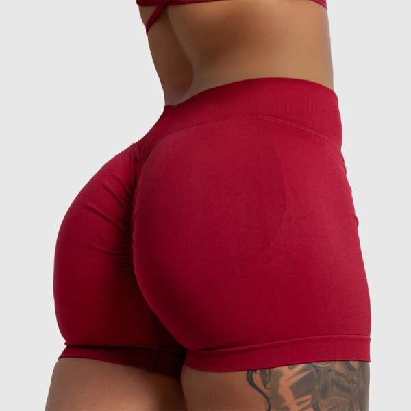 Sportos rövidnadrág Iron Aesthetics Shape, bordó