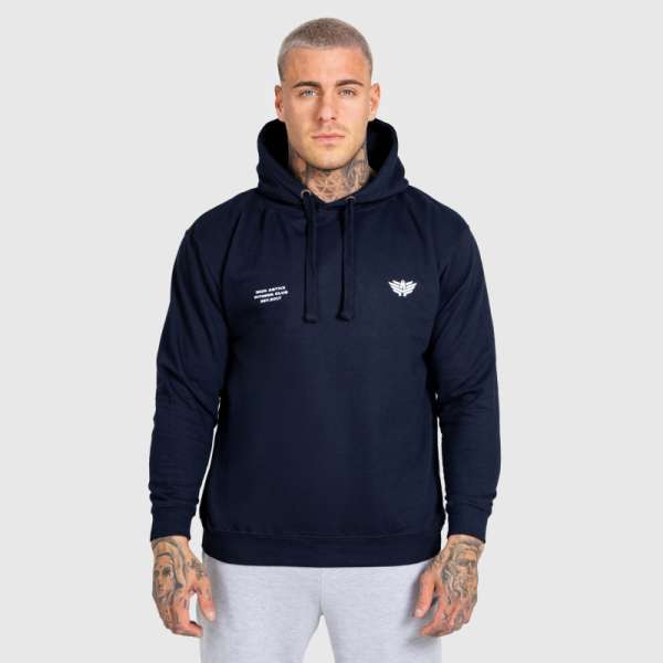 Férfi kapucnis pulcsi Iron Aesthetics Club Hoodie, navy