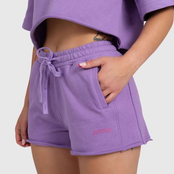 Női short Iron Aesthetics Heavy-Terry, lila
