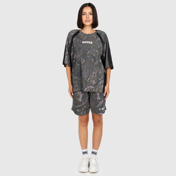 Férfi terepmintás szett Iron Aesthetics Camo tree, dark