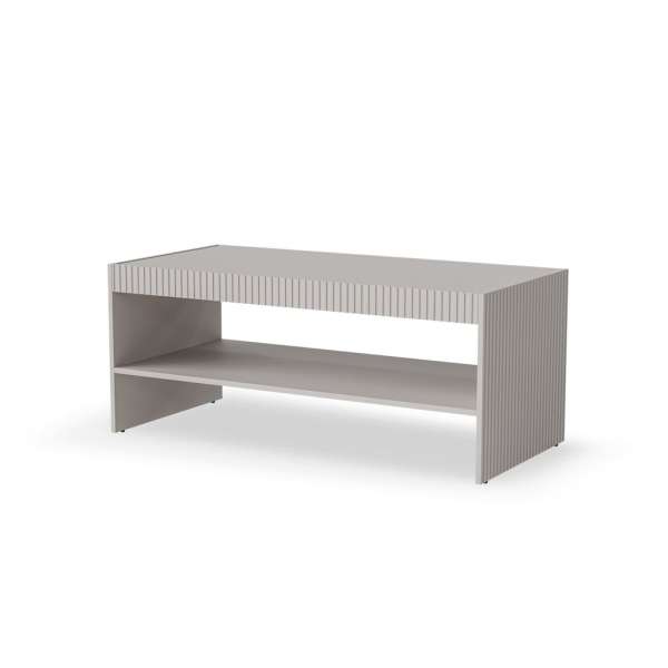 Dohányzóasztal, 120 cm, kasmír / fekete - PAUXOS - Butopêa