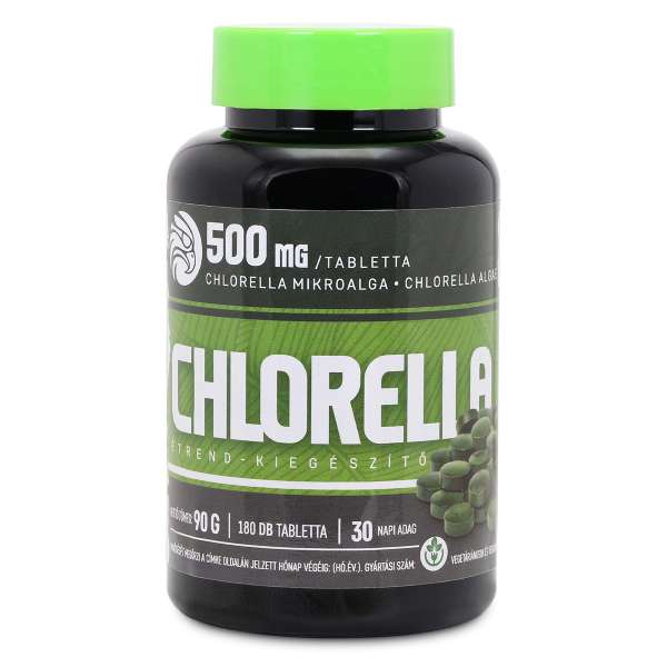 Mannavita CHLORELLA tabletta 500mg étrend-kiegészítő, 180db (3 db)