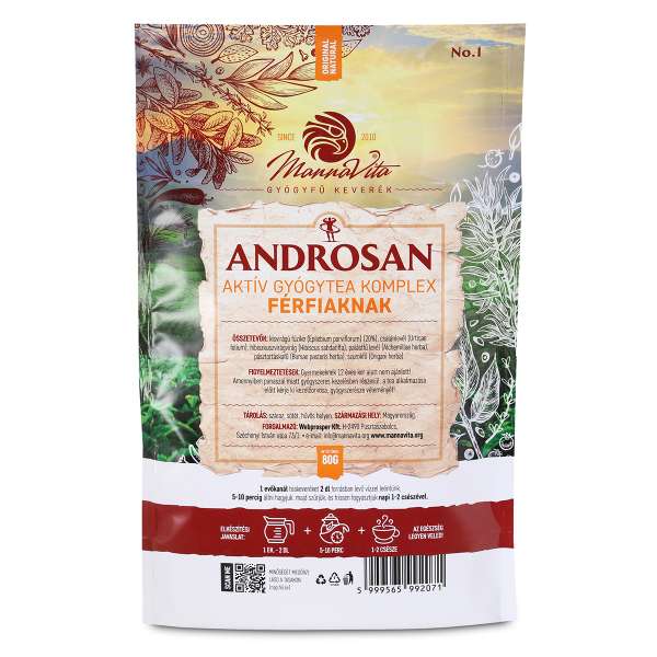 ANDROSAN aktív Gyógytea komplex Férfiaknak, 80g