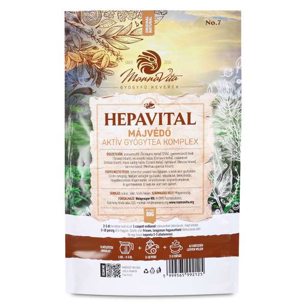 HEPAVITAL Májvédő aktív gyógytea komplex • 80g