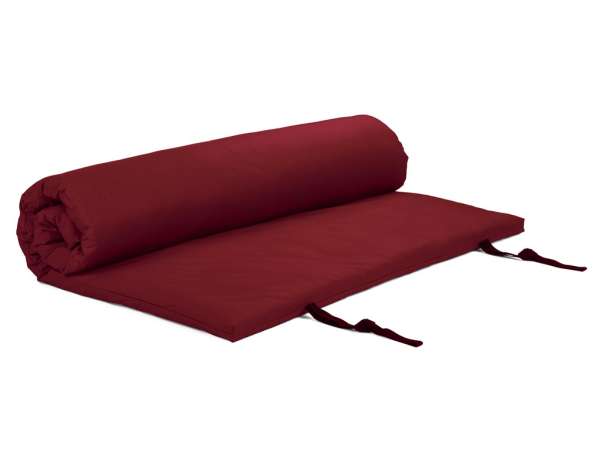 BODHI Shiatsu masszázs matrac futon levehető huzattal (S-L) Szín: bordó (burgundy), Méretek: 200 x 160 cm
