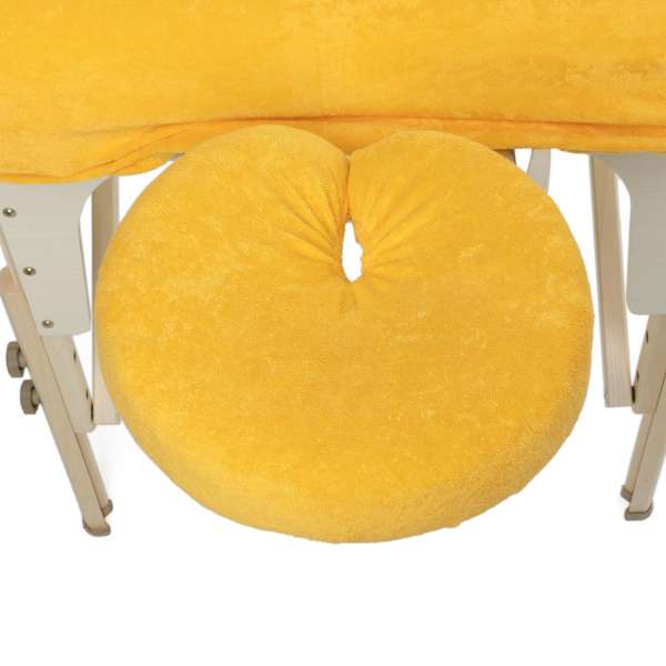 Wuwei frottír fejtámla huzat Szín: sárga