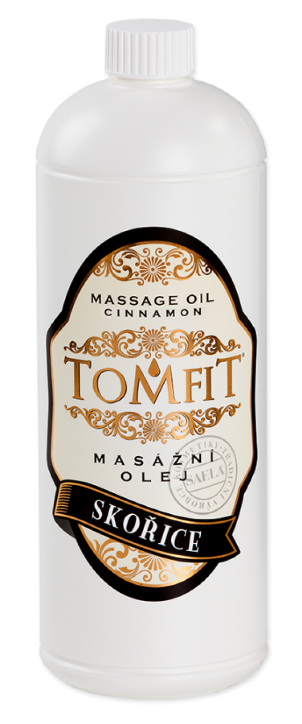 TOMFIT masszázs olaj - fahéj (1000ml)