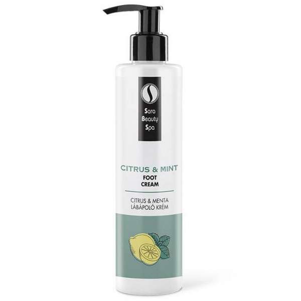 SARA BEAUTY SPA lábápoló masszázs balzsam - Citrus & Menta Kiszerelés: 250 ml