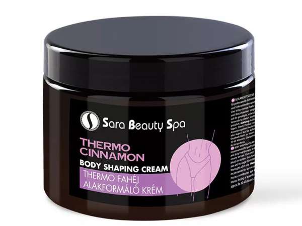 SARA BEAUTY SPA karcsúsító masszázs krém - Thermo Fahéj