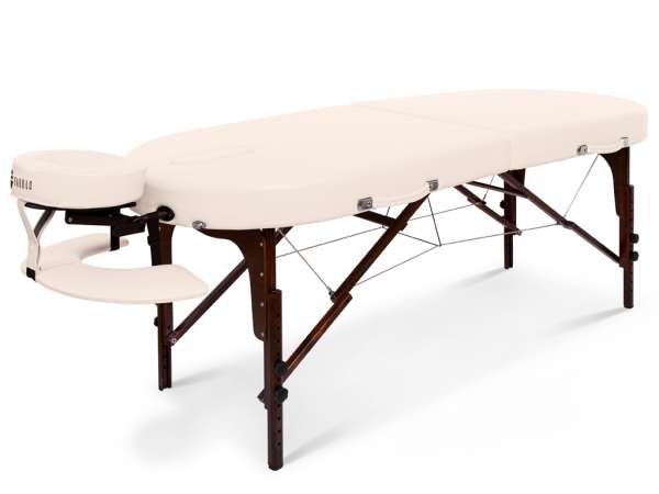 FABULO Diablo Oval Set összecsukható masszázságy Szín: krém