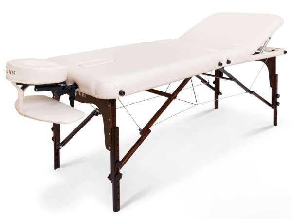 Fabulo Diablo Plus Set összecsukható masszázságy Szín: krém