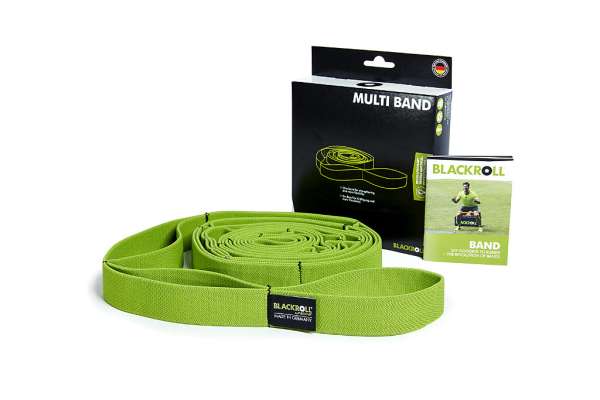 BlackRoll® Multi Band textilbe szőtt fitness gumikötél fogantyúkkal