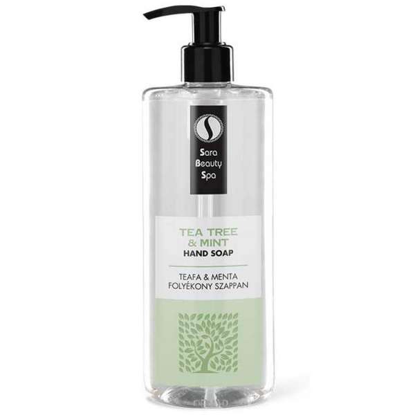 Sara Beauty Spa - Tea Tree és Menta antibakteriális folyékony szappan