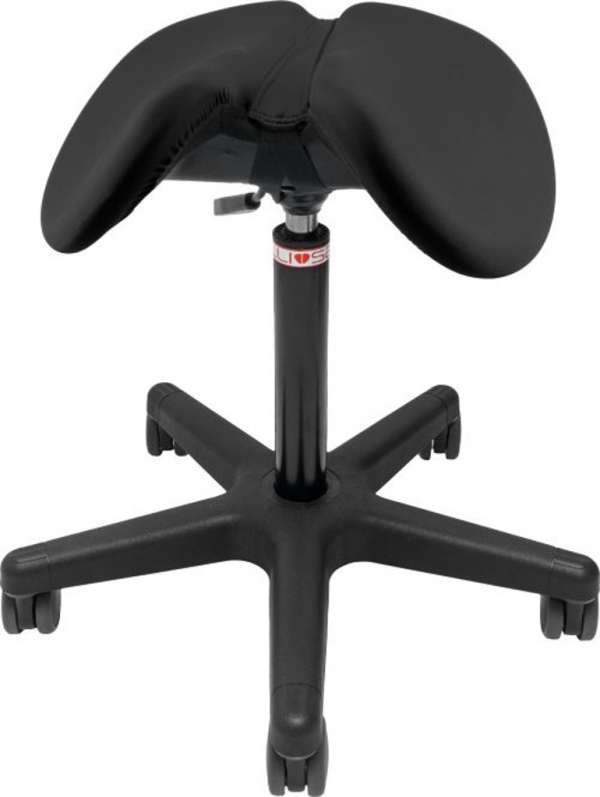 Salli Light Basic nyeregszék Kárpit színe: Szövet - fekete, Testmagasság_ Közepes (M) - 170 cm-ig