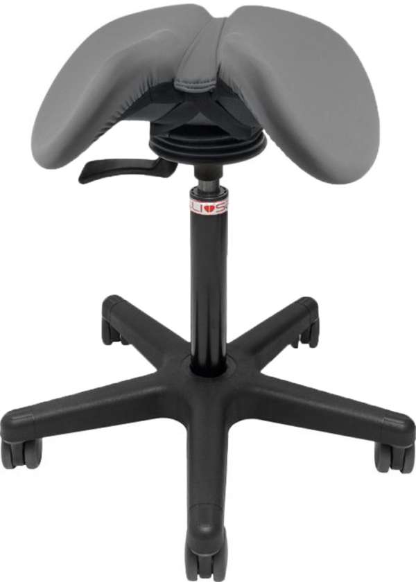 Salli Light Basic nyeregszék Kárpit színe: Szövet - szürke, Testmagasság_ Magas (L) - 165 cm-től