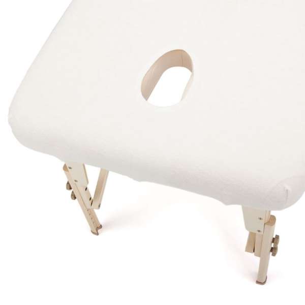 Wuwei frottír gumis lepedő arclyuk kivágással