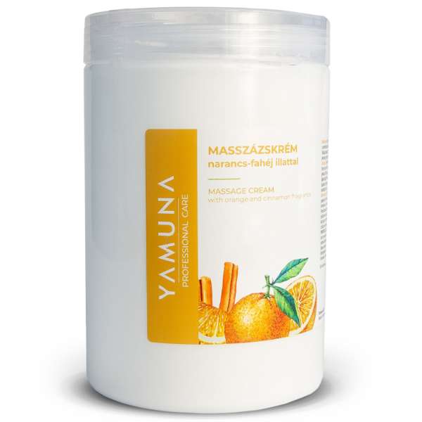 Yamuna zsíros masszázskrém narancs-fahéj illattal 1000 ml Kiszerelés: 1000 ml