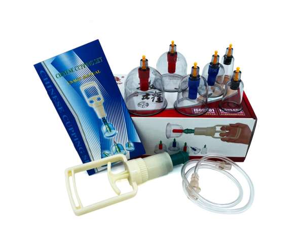 Vákuumos köpölykészlet pumpával (6 db)