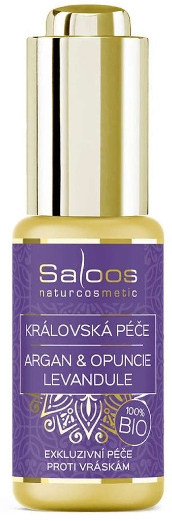 Saloos (Salus) Saloos Bőrfiatalító elixír 100% Bio argán & fügekaktusz olaj - Levendula