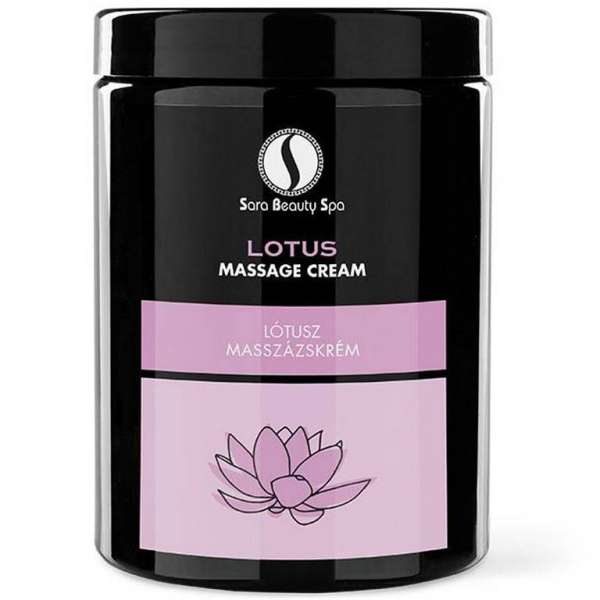 Sara Beauty Spa arc- és testmasszázs krém - Lótusz