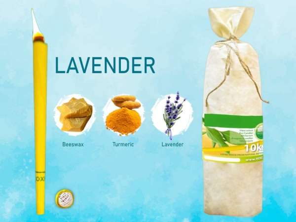 HOXI fülgyertyák - Levendula