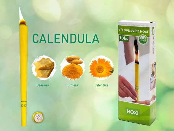 HOXI testgyertyák - Körömvirág