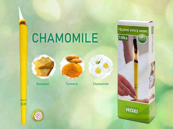 HOXI testgyertyák - Kammilla