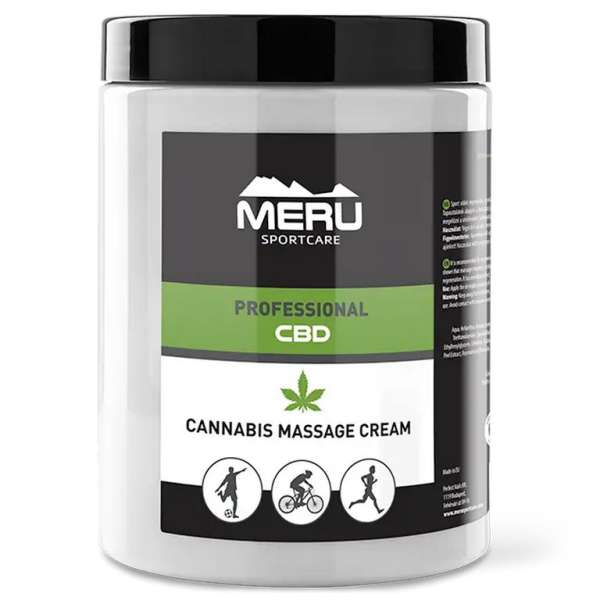 Meru CBD Cannabis Cream regeneráló masszázs krém Kiszerelés: 1000 ml