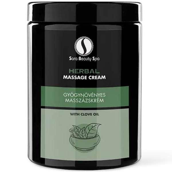 Sara Beauty Spa arc- és testmasszázs krém - Gyógynövényes