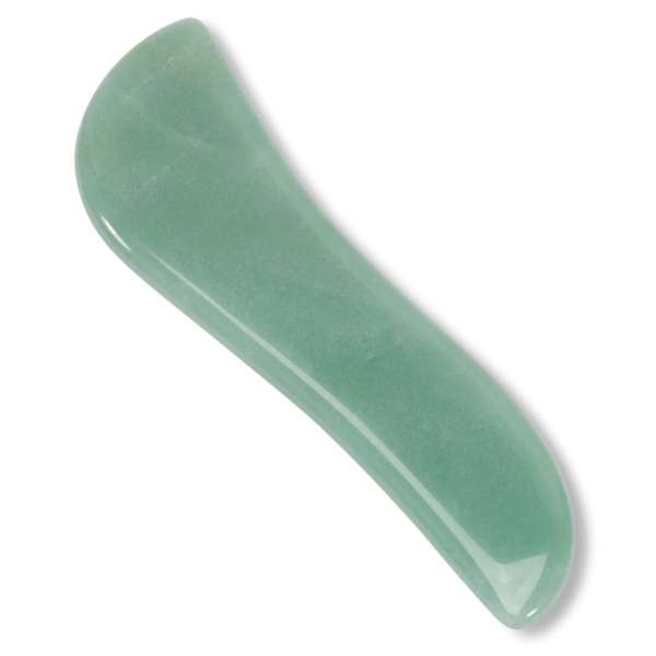 NonDolens® Gua Sha S alakú masszázskő - Aventurin