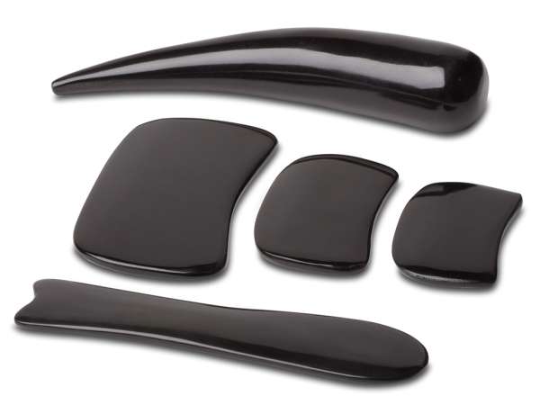 NonDolens® Gua Sha masszázs eszköz készlet - Bivalyszarv