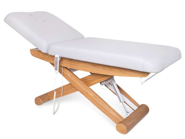 Fabulo Pax Basic fûthetõ elektromos wellness ágy LED világítással Szín: világos szürke