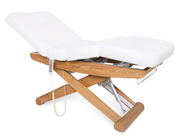 Fabulo Pax Optimal fűthető elektromos wellness ágy LED világítással Szín: fehér