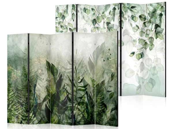Fabulo 5 részes paraván - Levelek országa / Zöld levelek