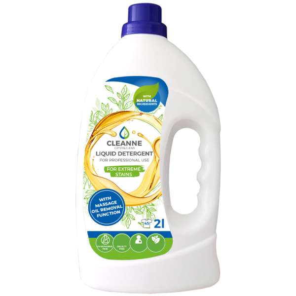 Cleanne folyékony mosószer extrém foltokhoz Kiszerelés: 2 l