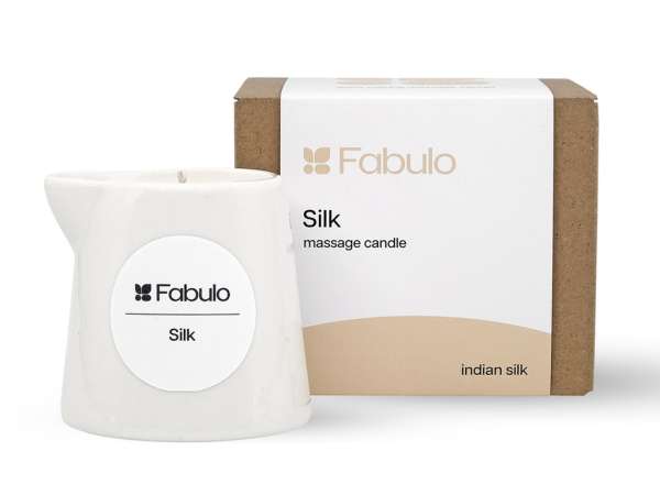 Fabulo masszázsgyertya - Indiai selyem