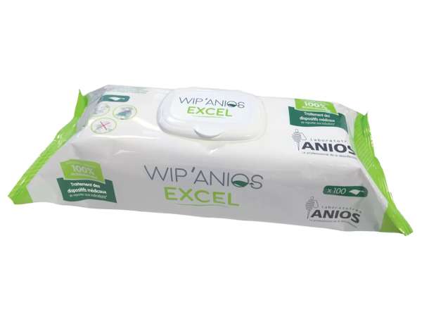 Ecolab Wip'Anios Excel - fertőtlenítő kendők, 100db