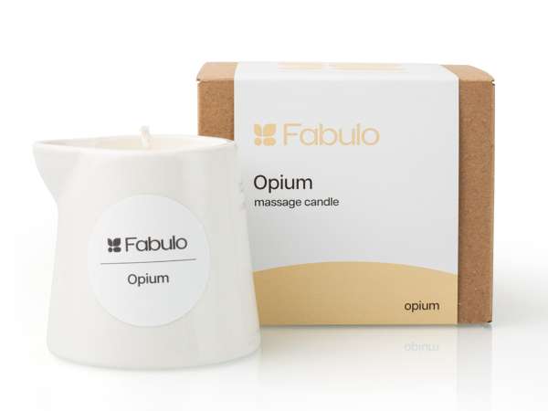 Fabulo masszázsgyertya - Ópium