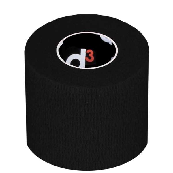 D3 Cohesive bandage rugalmas öntapadó bandázs, 5cm Szín: fekete