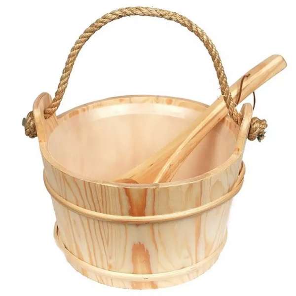 . Szaunadézsa felöntőkanállal, 5l