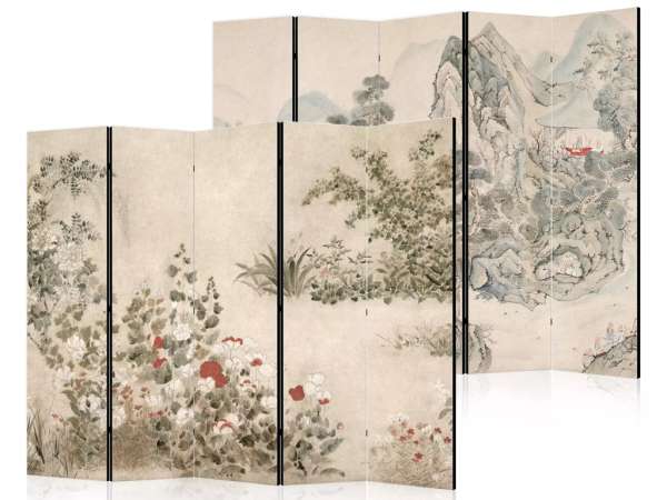 Fabulo 5 részes paraván - Virágoskert / Túraösvény